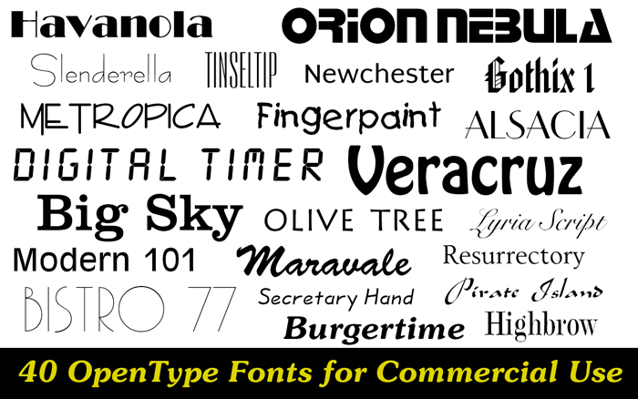 business fonts for mac